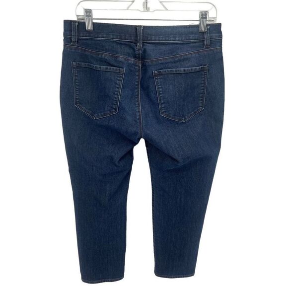 Ann Taylor Womens Modern Fit Jeans Denim Tapered Leg Medium Wash Blue Size 10 - Picture 3 of 10